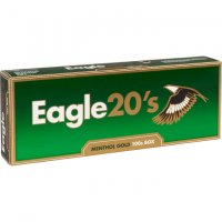 Eagle 20's Menthol Gold 100's Cigarettes 10 cartons