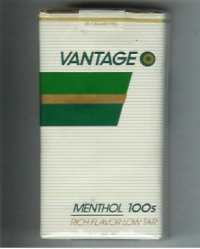 Vantage Menthol 100s Cigarettes 10 cartons