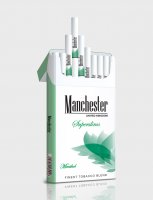 Manchester Superslim Menthol cigarettes 10 cartons