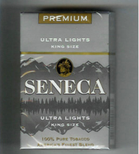 seneca ultra lights cigarettes hard box 10 cartons