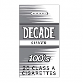 Decade Silver 100s Box cigarettes 10 cartons