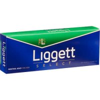 Liggett Select Menthol Gold 100's Box cigarettes 10 cartons