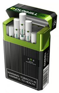 Dunhill Switch Black/ Green King Size cigarettes 10 cartons