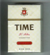 Time American Blend white hard box cigarettes 10 cartons