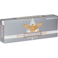 Maverick Silver 100's Box cigarettes 10 cartons