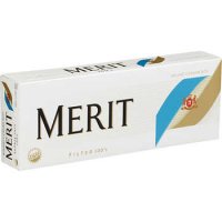Merit 100's Bronze Pack Box cigarettes 10 cartons