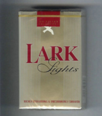 Lark Lights grey soft box cigarettes 10 cartons