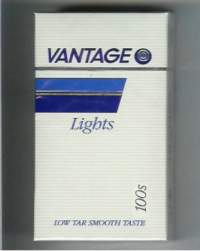 Vantage Lights 100s hard box cigarettes 10 cartons