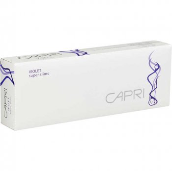 Capri Violet 100\'s cigarettes 10 cartons