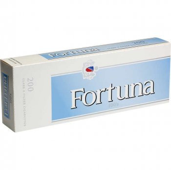 Fortuna Pale Blue 100\'s Box cigarettes 10 cartons