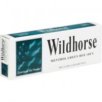 Wildhorse Menthol Green 100's Box Cigarettes 10 cartons