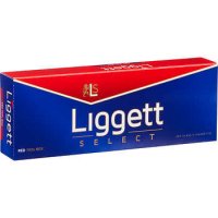 Liggett Select Red 100's Box cigarettes 10 cartons