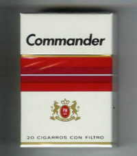 Commander Con Filtro cigarettes 10 cartons