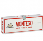 Montego Red 100's Box cigarettes 10 cartons