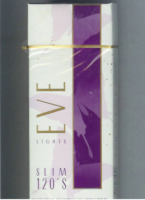 EVE Lights Slim 120s hard box cigarettes 10 cartons