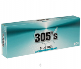 305's Blue 100's Box cigarettes 10 cartons