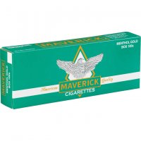 Maverick Menthol Gold 100's Box cigarettes 10 cartons