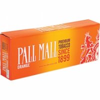 Pall Mall Orange 100's cigarettes 10 cartons
