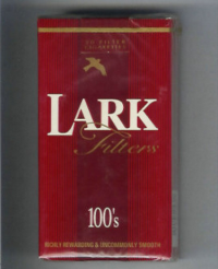 Lark Filters 100s red soft box cigarettes 10 cartons