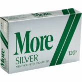More Menthol Silver 120's Cigarettes 10 cartons