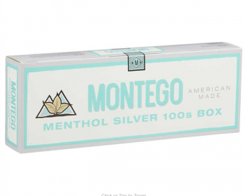 Montego Menthol Silver 100\'s Box cigarettes 10 cartons