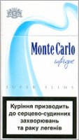Monte Carlo Super Slims Intrigue 100`s cigarettes 10 cartons