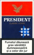 President Classic Stars Cigarettes 10 cartons