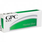 GPC Menthol Silver 100's Soft Pack cigarettes 10 cartons