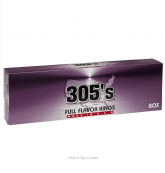 305's Full Flavor Kings Box cigarettes 10 cartons