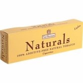 Nat Sherman Naturals Yellow Kings cigarettes 10 cartons