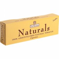 Nat Sherman Naturals Yellow Kings cigarettes 10 cartons