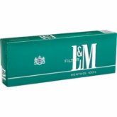 L&M Menthol 100's Cigarettes 10 cartons