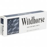 Wildhorse Silver 100's Box Cigarettes 10 cartons