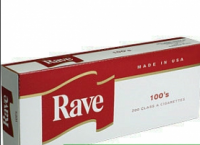 Rave Red 100's cigarettes 10 cartons