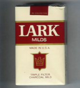 Lark Milds white and red soft box cigarettes 10 cartons
