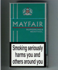 Mayfair Super Kings Menthol 100s hard box cigarettes 10 cartons