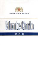 Monte Carlo One (Fine White) cigarettes 10 cartons