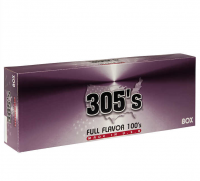 305's Full Flavor 100's Box cigarettes 10 cartons