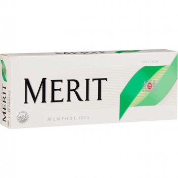 Merit 100\'s Silver Pack Soft Pack cigarettes 10 cartons