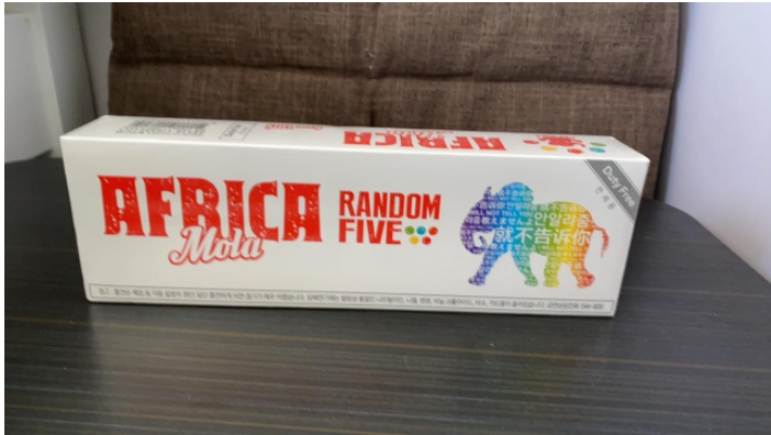 This Africa Mola Random Five cigarettes 10 cartons - Click Image to Close