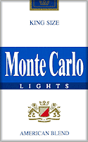 Monte Carlo Lights (Balanced Blue) Cigarettes 10 cartons