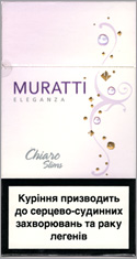 Muratti Eleganza Chiara Slims 100`s Cigarettes 10 cartons
