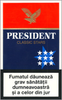 President Classic Stars Cigarettes 100 cartons