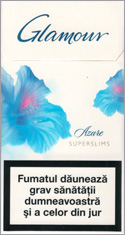 Glamour Super Slims Azure 100's Cigarettes 10 cartons