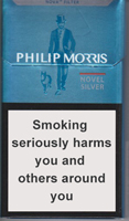 PHILIP MORRIS NOVEL SILVER cigarettes 10 cartons