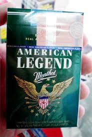 American Legend Menthol cigarettes 10 cartons