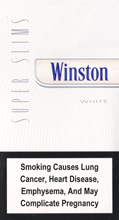 WINSTON SUPER SLIMS WHITE 100S cigarettes 10 cartons