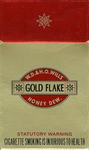 GOLD FLAKE W.D. & H.O. Wills Honey Dew 10 cartons