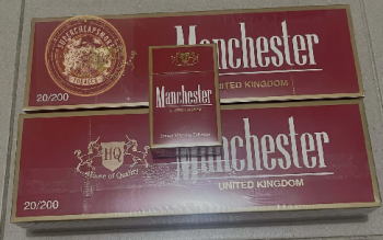 Manchester Red cigarettes 10 cartons