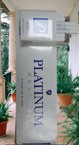 Platinum Seven Blue cigarettes 10 cartons